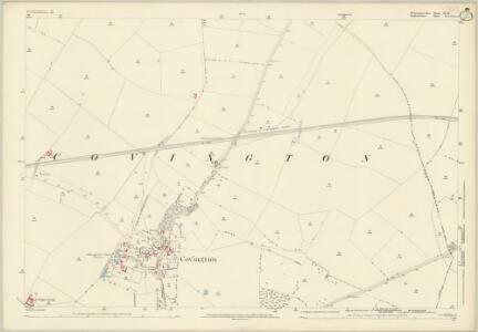 Huntingdonshire XVI.14 (includes: Catworth; Covington; Dean and Shelton; Tilbrook) - 25 Inch Map