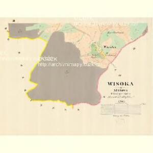 Wisoka - m3509-1-002 - Kaiserpflichtexemplar der Landkarten des stabilen Katasters