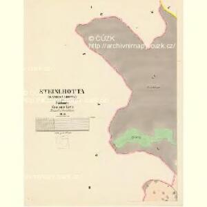 Steinlhotta (Kamenalhota) - c3018-1-001 - Kaiserpflichtexemplar der Landkarten des stabilen Katasters