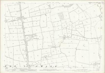 Yorkshire XXXIX.11 (includes: Brompton On Swale; Moulton; Scorton; Uckerby) - 25 Inch Map