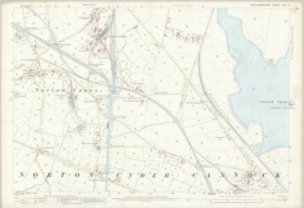 Staffordshire LVII.3 (includes: Burntwood; Hammerwich; Norton Canes) - 25 Inch Map