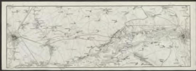 Topographische Karte von der Gegend zwischen Magdeburg, Leipzig u. Dresden, welche die Eisenbahn berührt