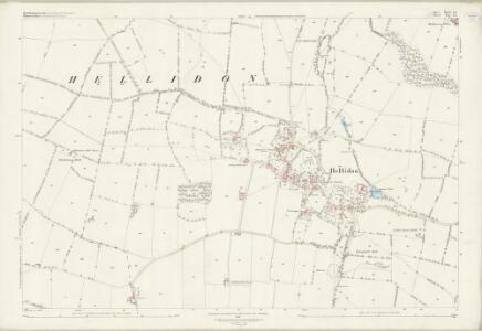Warwickshire XLI.15 (includes: Catesby; Hellidon; Priors Marston) - 25 Inch Map