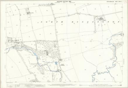 Northumberland (Old Series) LXXXVII.2 (includes: Dalton; Eachwick; North Dissington; South Dissington) - 25 Inch Map