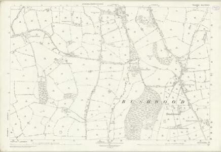 Warwickshire XXXII.1 (includes: Beaudesert; Bushwood; Lapworth) - 25 Inch Map
