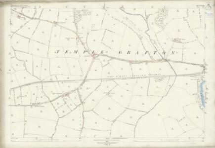 Warwickshire XLIII.11 (includes: Bidford on Avon; Binton; Exhall; Temple Grafton; Welford on Avon) - 25 Inch Map