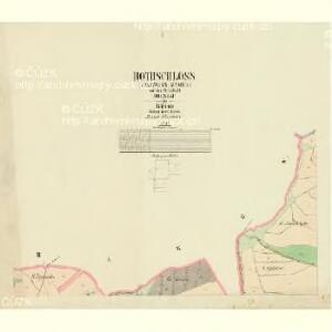 Rothschloss (Czerweny Zamek) - c3488-1-001 - Kaiserpflichtexemplar der Landkarten des stabilen Katasters