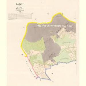 Pobitz - c5658-1-001 - Kaiserpflichtexemplar der Landkarten des stabilen Katasters