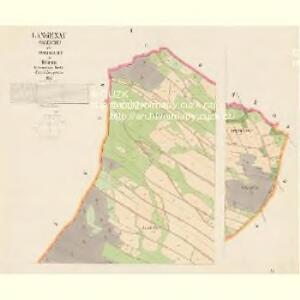 Langenau (Skalicze) - c6911-1-001 - Kaiserpflichtexemplar der Landkarten des stabilen Katasters