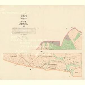 Budin (Budine) - c0647-1-001 - Kaiserpflichtexemplar der Landkarten des stabilen Katasters
