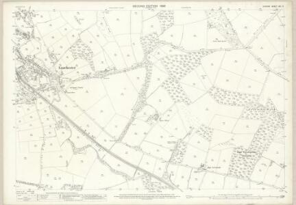 Durham XIX.5 (includes: Lanchester; Langley) - 25 Inch Map