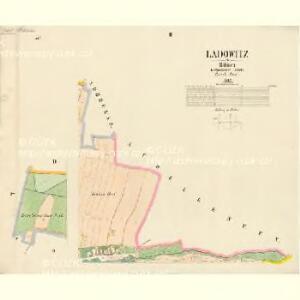 Ladowitz - c3851-1-002 - Kaiserpflichtexemplar der Landkarten des stabilen Katasters