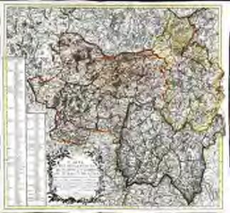 Carte des départemens de Saone et Loire, du Jura et de l'Ain
