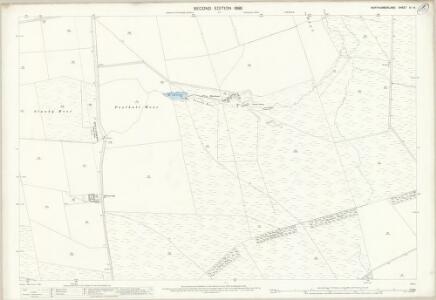 Northumberland (Old Series) XI.14 (includes: Lowick) - 25 Inch Map