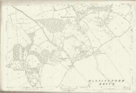 Wiltshire XLI.7 (includes: Manningford; North Newnton; Pewsey) - 25 Inch Map
