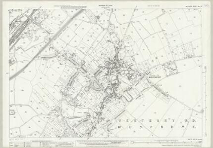 Wiltshire XLIV.8 (includes: Heywood; Westbury) - 25 Inch Map