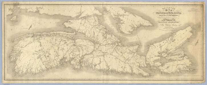 Belcher's map of the Province of Nova Scotia, Including the Island of Cape Breton.