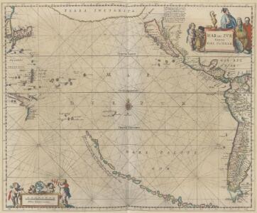 Mar Del Zur Hispanis Mare Pacificum. [Karte], in: Het vijfde Deel Des Grooten Atlas : Vervatende De Water-Weereld, S. 101.