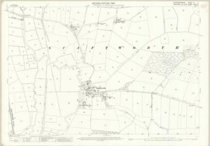 Nottinghamshire VI.2 (includes: Bawtry; Everton; Scaftworth; Scrooby) - 25 Inch Map