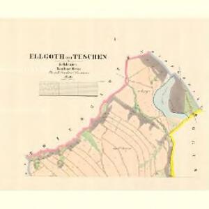 Ellgoth bei Teschen - m3611-1-001 - Kaiserpflichtexemplar der Landkarten des stabilen Katasters