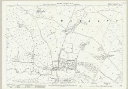 Devon LXXXVI.5 (includes: St Stephens By Launceston Rural; Werrington) - 25 Inch Map