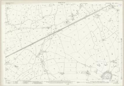 Staffordshire XXXVII.13 (includes: Bradley; Castle Church; Haughton; Seighford) - 25 Inch Map