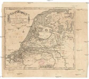 Karte der itzo vereinigten Niederlande