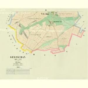 Geltschan (Gelčan) - c2058-1-002 - Kaiserpflichtexemplar der Landkarten des stabilen Katasters