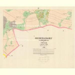 Olbersdorf (Olbrechtice) - m1496-1-010 - Kaiserpflichtexemplar der Landkarten des stabilen Katasters