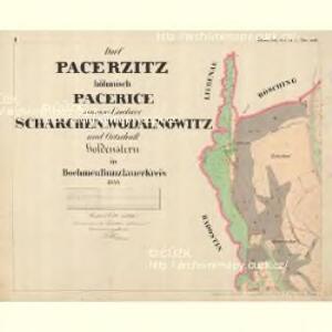 Scharchen - c9369-1-001 - Kaiserpflichtexemplar der Landkarten des stabilen Katasters