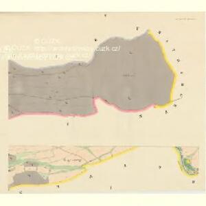 Langetriebe (Dlauha Trebowa) - c1136-1-001 - Kaiserpflichtexemplar der Landkarten des stabilen Katasters
