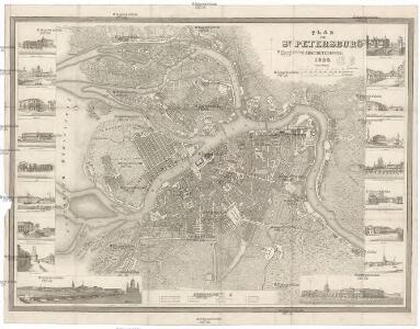 Plan von St. Petersburg (Sanktpeterburga)