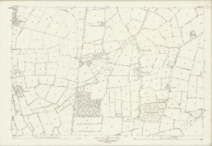 Suffolk LV.16 (includes: Brettenham; Buxhall; Hitcham; Rattlesden) - 25 Inch Map