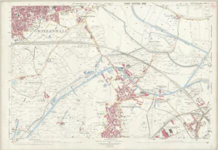 Staffordshire LXIII.9 (includes: Bilston; Darlaston; Wednesbury; Willenhall) - 25 Inch Map