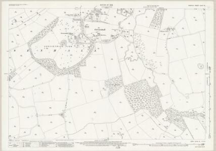 Norfolk XLVIII.12 (includes: East Dereham; Gressenhall) - 25 Inch Map