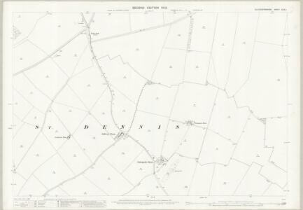 Gloucestershire XLIV.2 (includes: Bibury; Coln St Dennis; Northleach with Eastington) - 25 Inch Map
