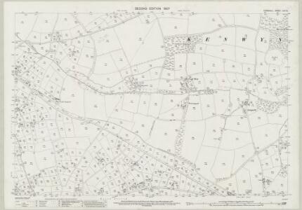 Cornwall LVII.10 (includes: Chacewater; Kenwyn) - 25 Inch Map