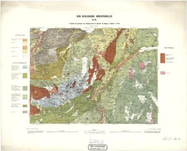 Geologiske kart 15: Den geologiske Undersøgelse, Melhus