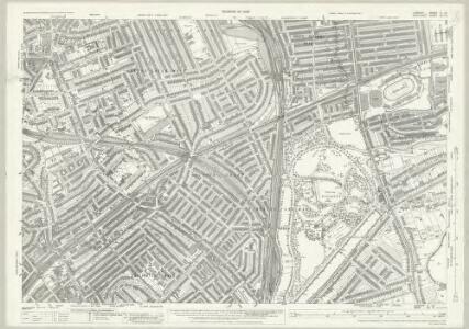 London (1915- Numbered sheets) II.10 (includes: Hornsey St Mary; Islington; Stoke Newington; Tottenham) - 25 Inch Map