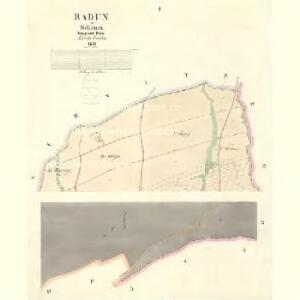 Radun - m2534-1-001 - Kaiserpflichtexemplar der Landkarten des stabilen Katasters