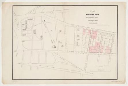 Plan of building lots belonging to Mrs. Washington Allston, on the estate of the late Chief Justice Dana in Cambridge