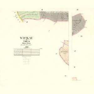 Wickau - c8574-1-002 - Kaiserpflichtexemplar der Landkarten des stabilen Katasters