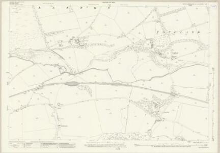 Northumberland (New Series) XV.7 (includes: Coupland; Kirknewton; Lanton; Yeavering) - 25 Inch Map