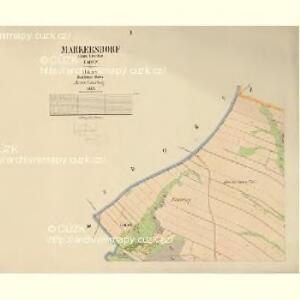Markersdorf - c4485-1-001 - Kaiserpflichtexemplar der Landkarten des stabilen Katasters