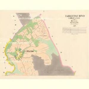 Jabletschno (Jabletssno) - c2720-1-001 - Kaiserpflichtexemplar der Landkarten des stabilen Katasters