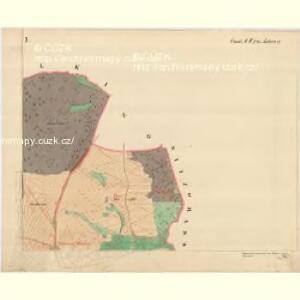 Mutischen - m1905-1-001 - Kaiserpflichtexemplar der Landkarten des stabilen Katasters
