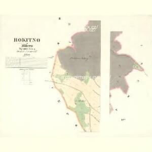 Rokitno - m2596-1-002 - Kaiserpflichtexemplar der Landkarten des stabilen Katasters
