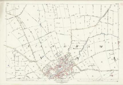 Rutland V.9 (includes: Langham; Whissendine) - 25 Inch Map