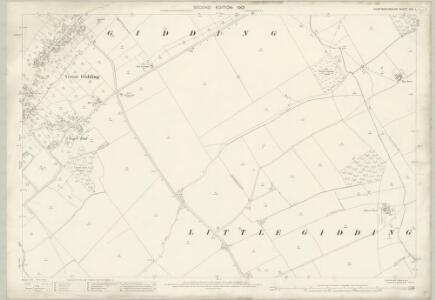 Huntingdonshire XIII.1 (includes: Great Gidding; Little Gidding; Steeple Gidding; Winwick) - 25 Inch Map