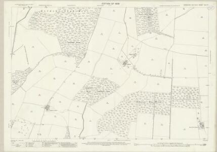 Yorkshire CLV.14 (includes: Allerton Mauleverer With Hopperton; Goldsborough; Great Ribston With Walshford) - 25 Inch Map